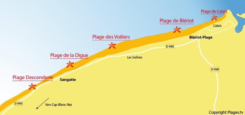 Appartement Meuble Calais Exteriör bild